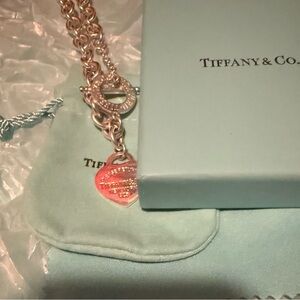 Tiffany & Co. Silver Heart Pendant Necklace